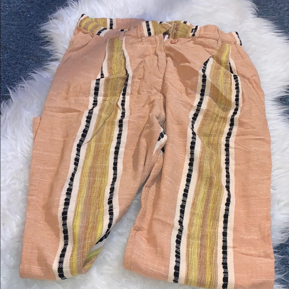 Striped brand NWT FREE PEOPLE PANTS SIZE 10🔥🔥🔥